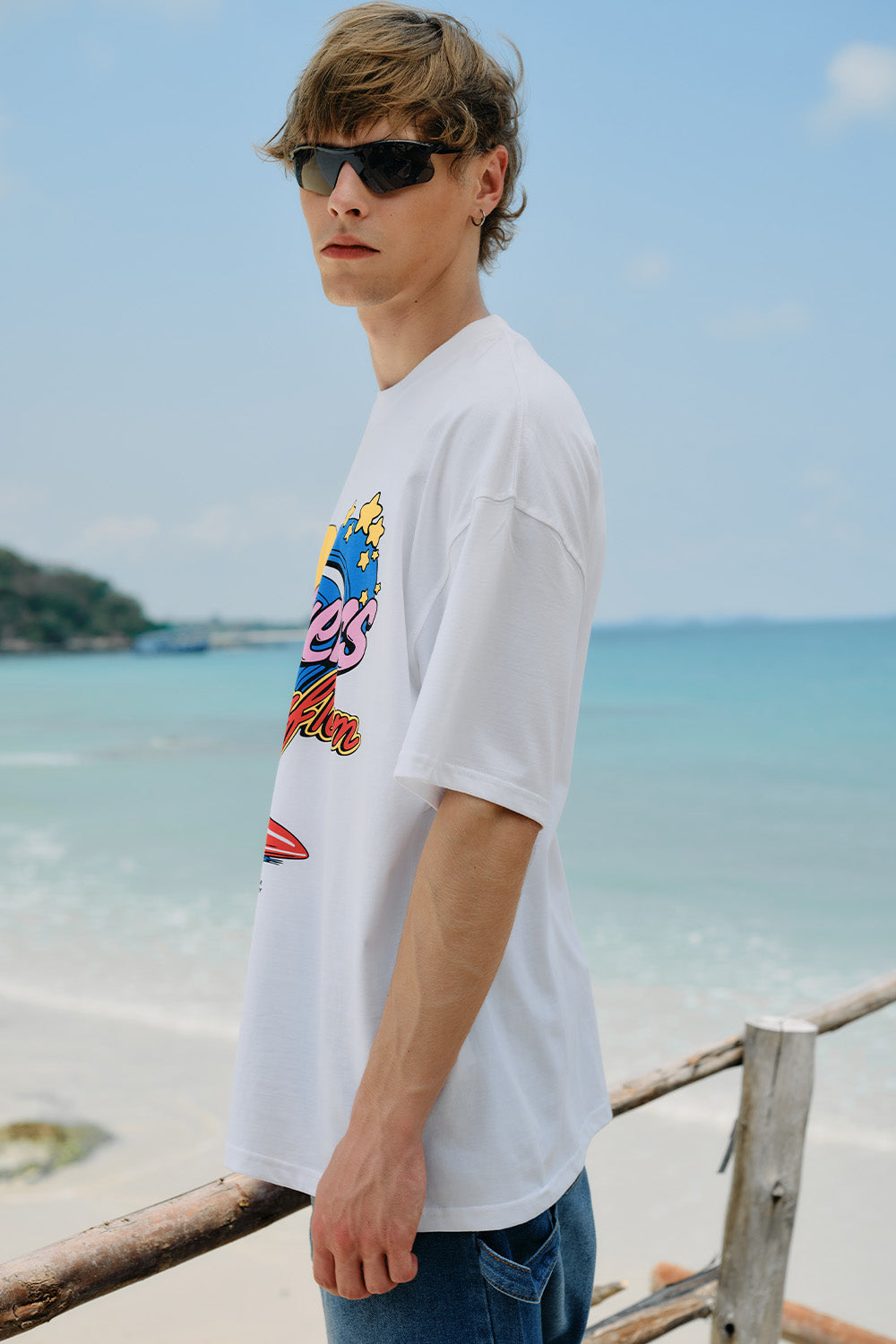 Surf Jam Oversized T-shirt - BonkersCorner