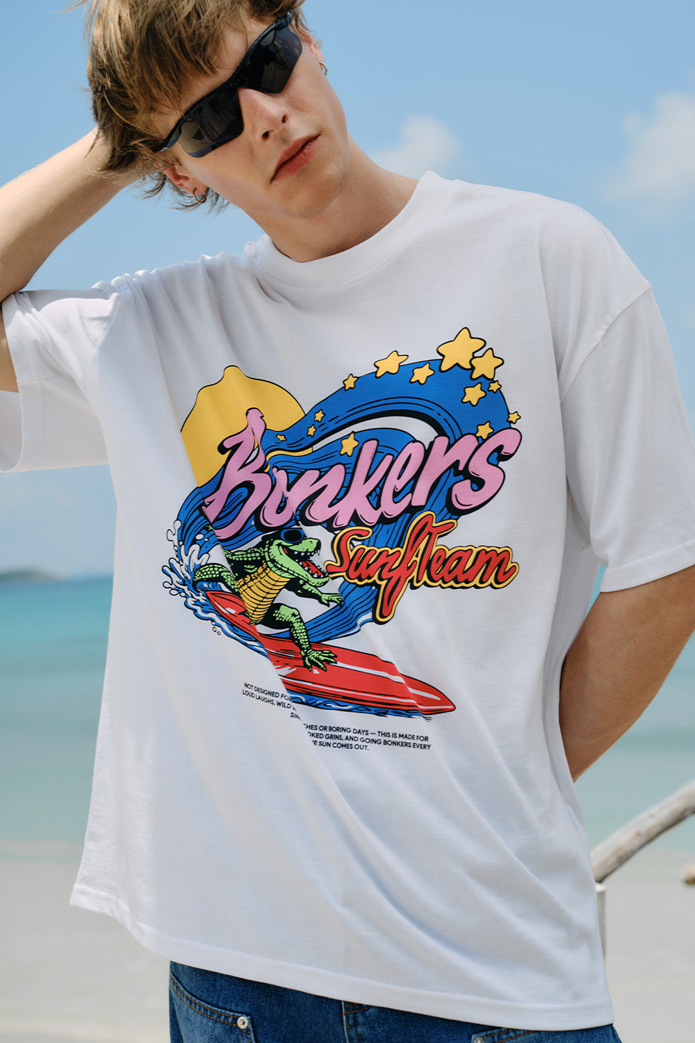 Surf Jam Oversized T-shirt - BonkersCorner