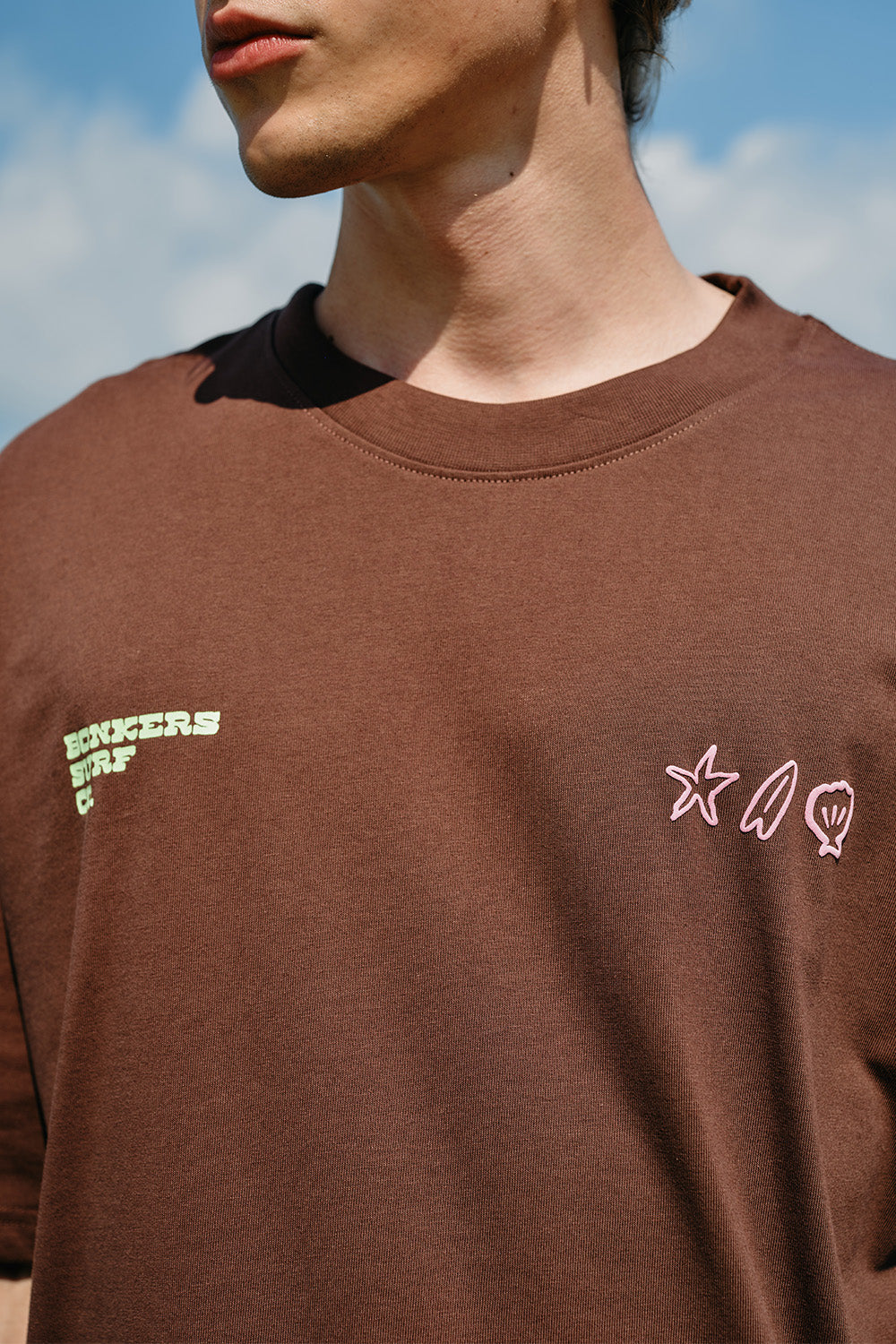 Surf Society Oversized T-shirt - BonkersCorner