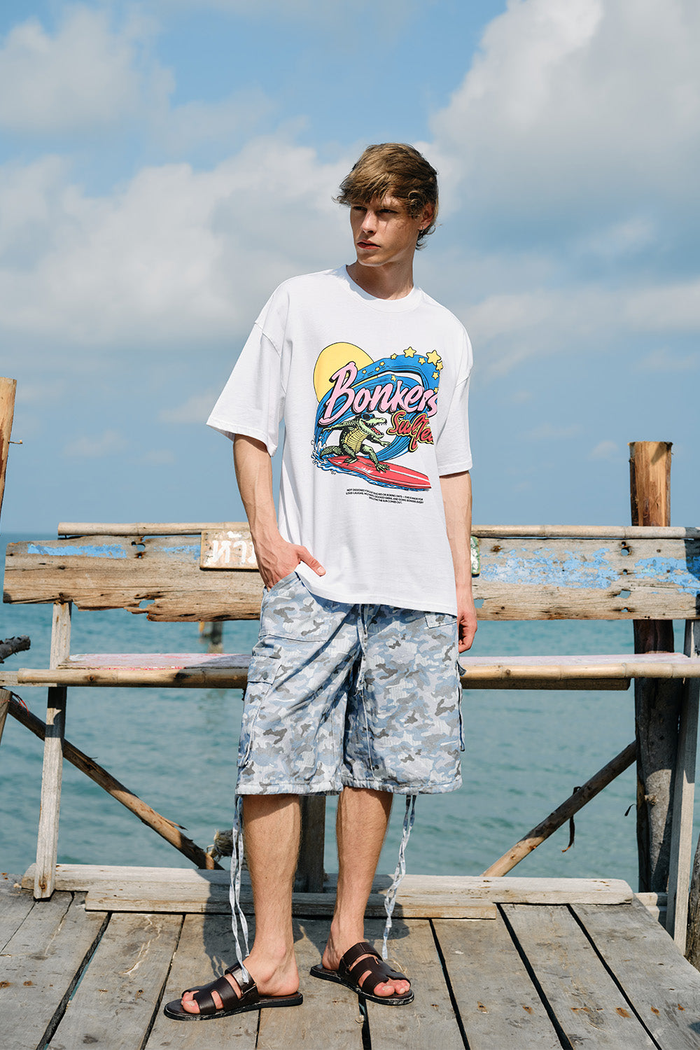 Surf Jam Oversized T-shirt - BonkersCorner