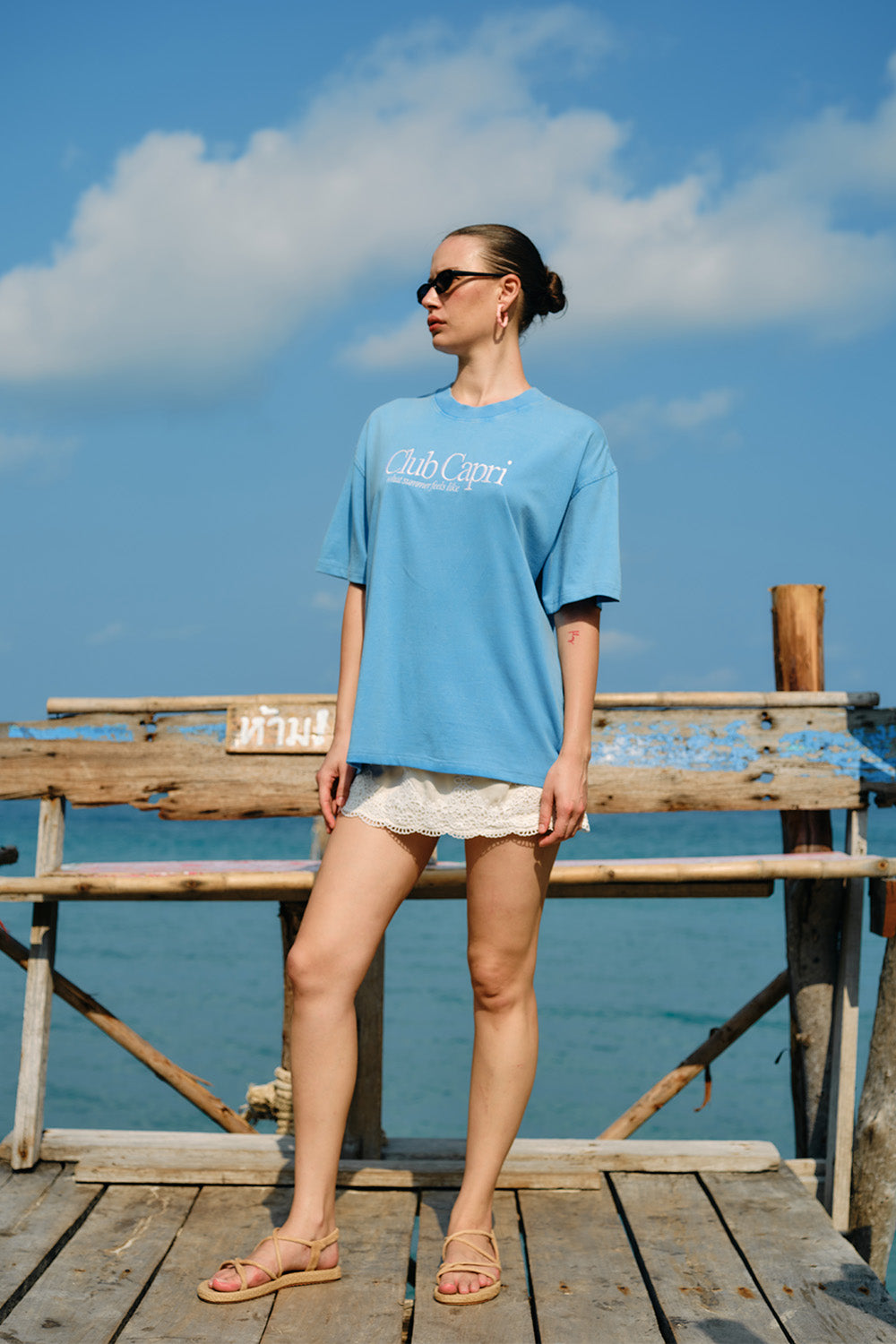 Club Capri Oversized T-shirt - BonkersCorner