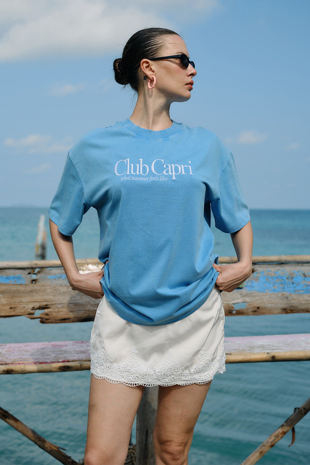 Club Capri Oversized T-shirt - BonkersCorner
