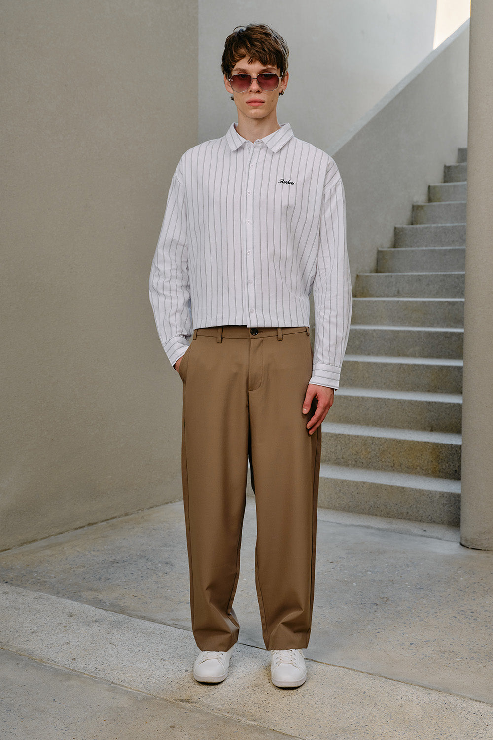 Vintage Olive Korean Pants