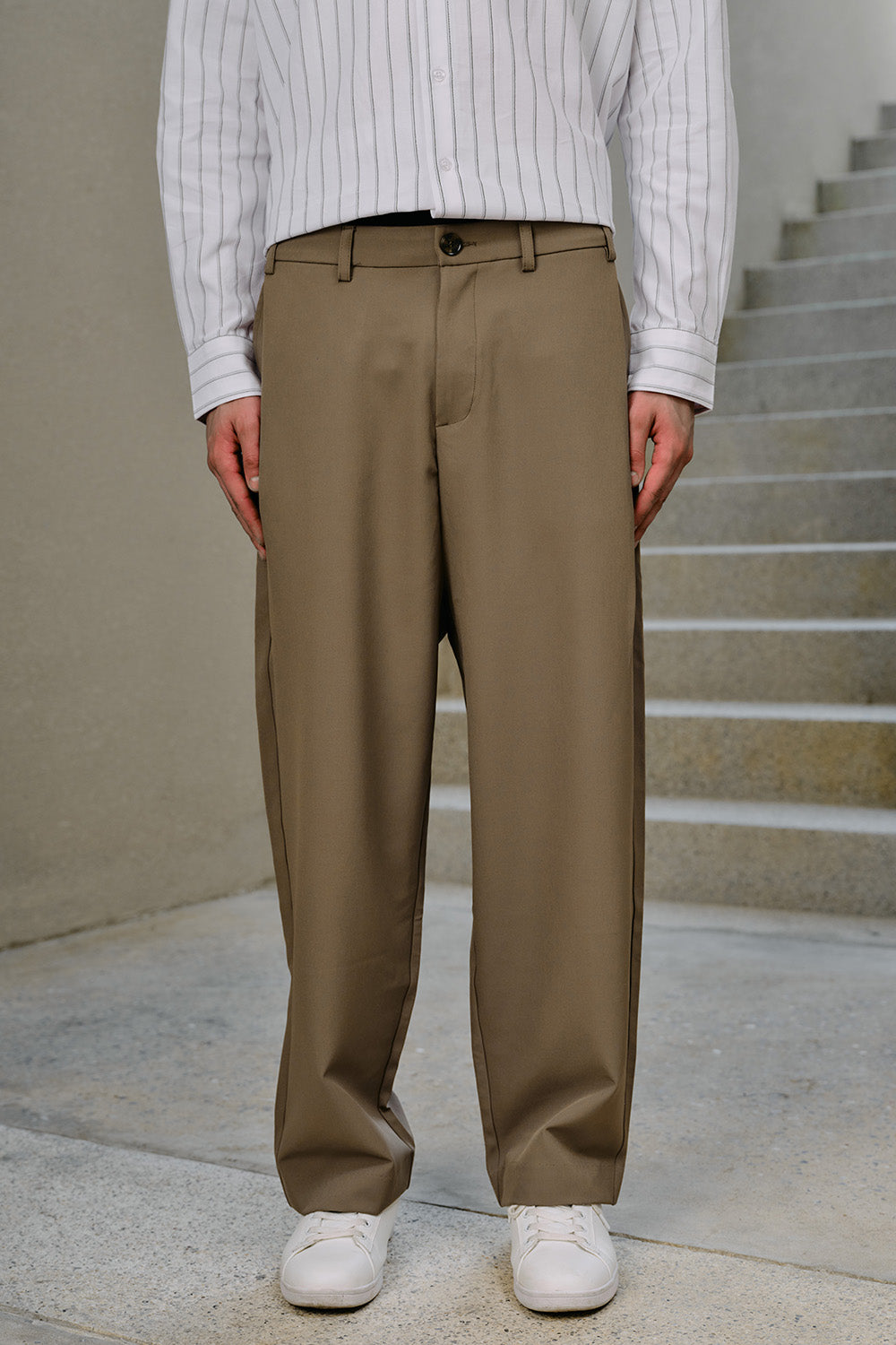 Vintage Olive Korean Pants