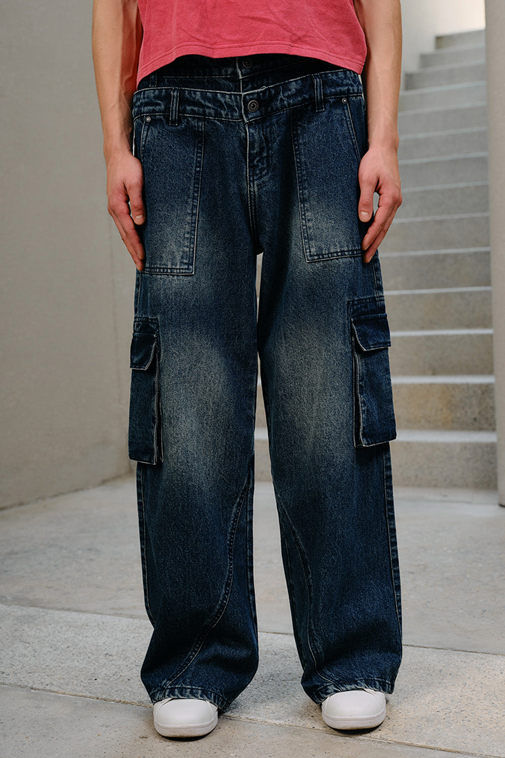 Heavy Fade Blue Cargo