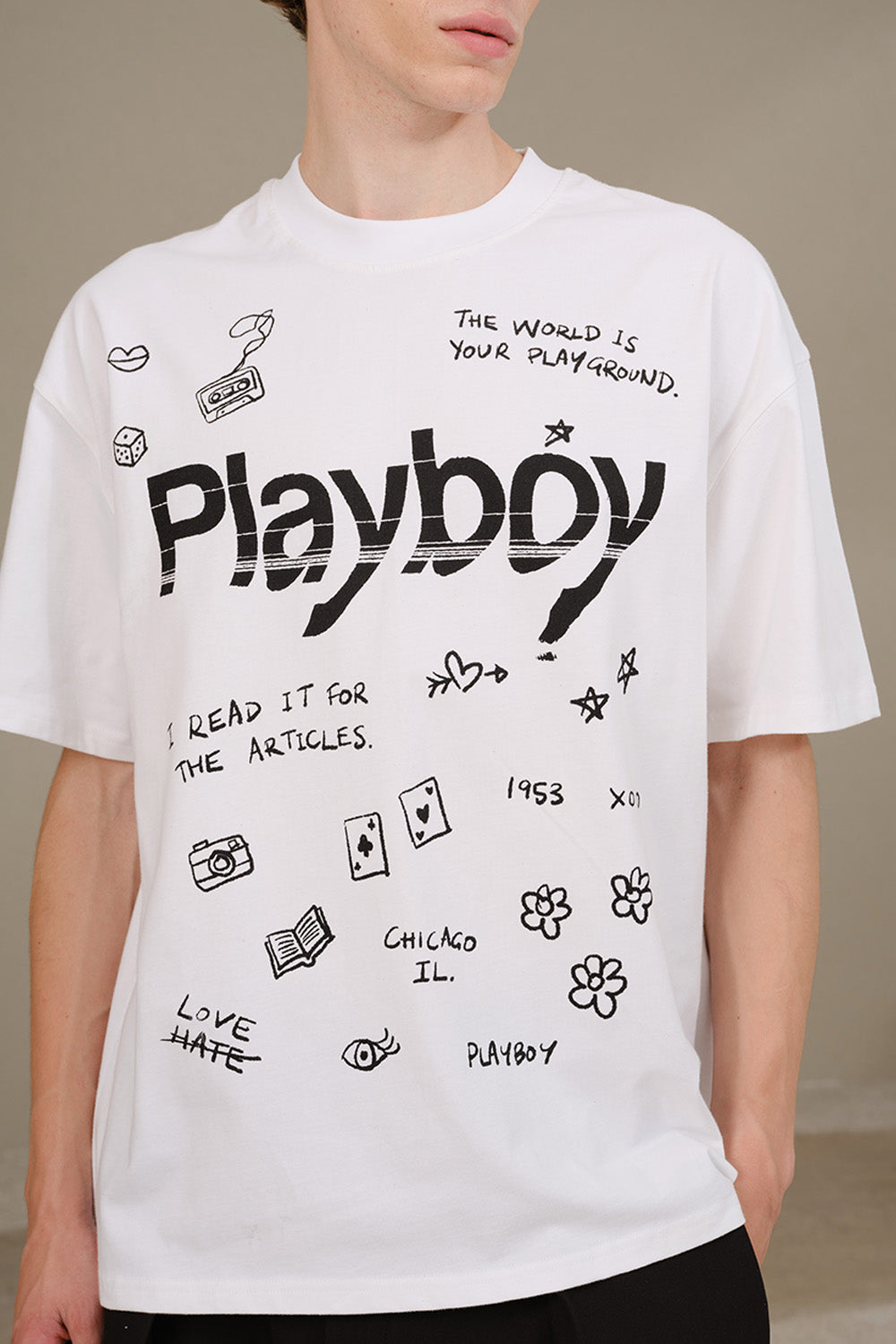 Playboy Unfiltered Oversized T-shirt - BonkersCorner