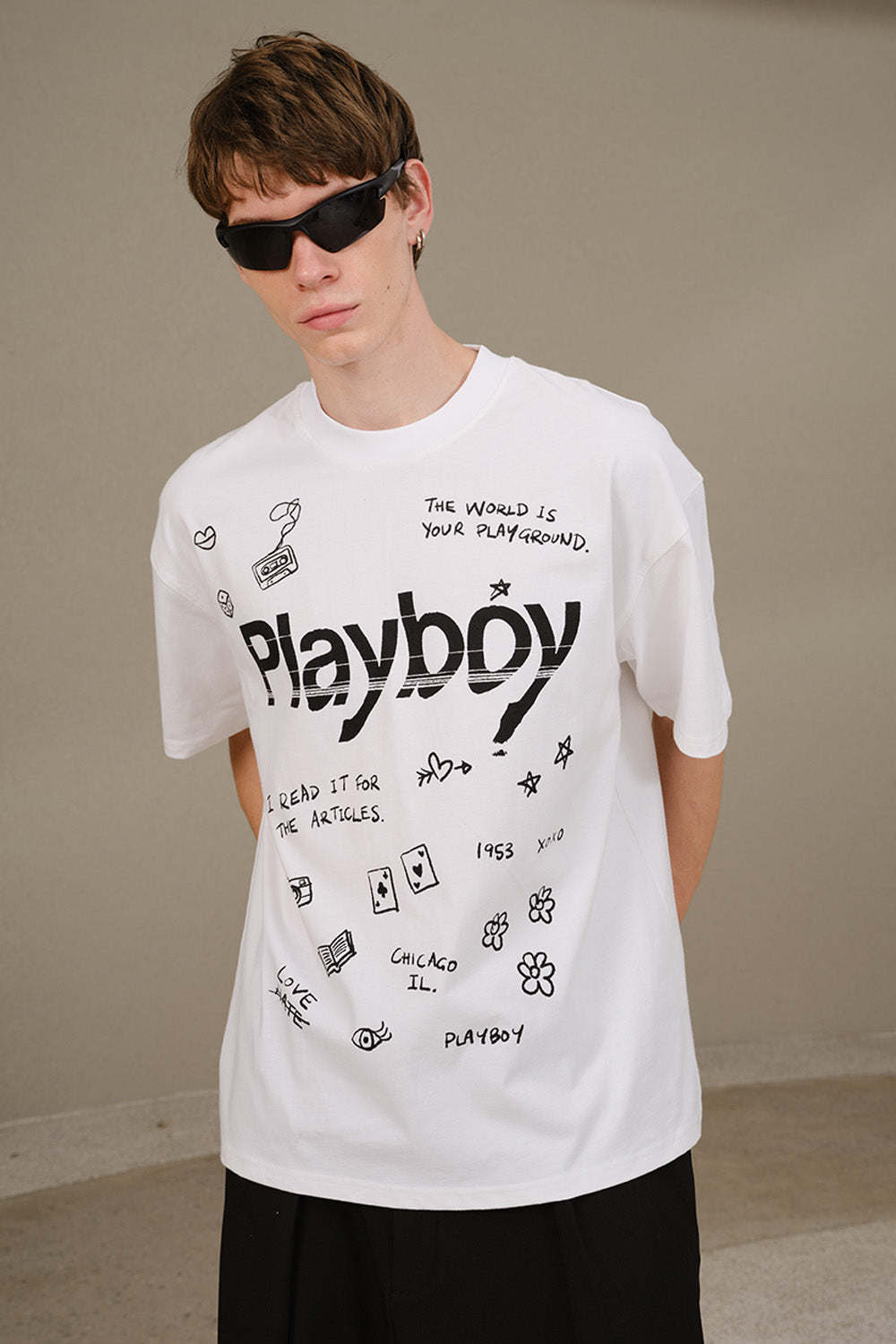 Playboy Unfiltered Oversized T-shirt - BonkersCorner