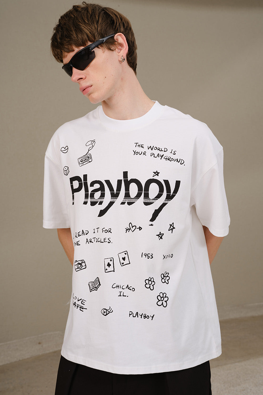 Playboy Unfiltered Oversized T-shirt - BonkersCorner