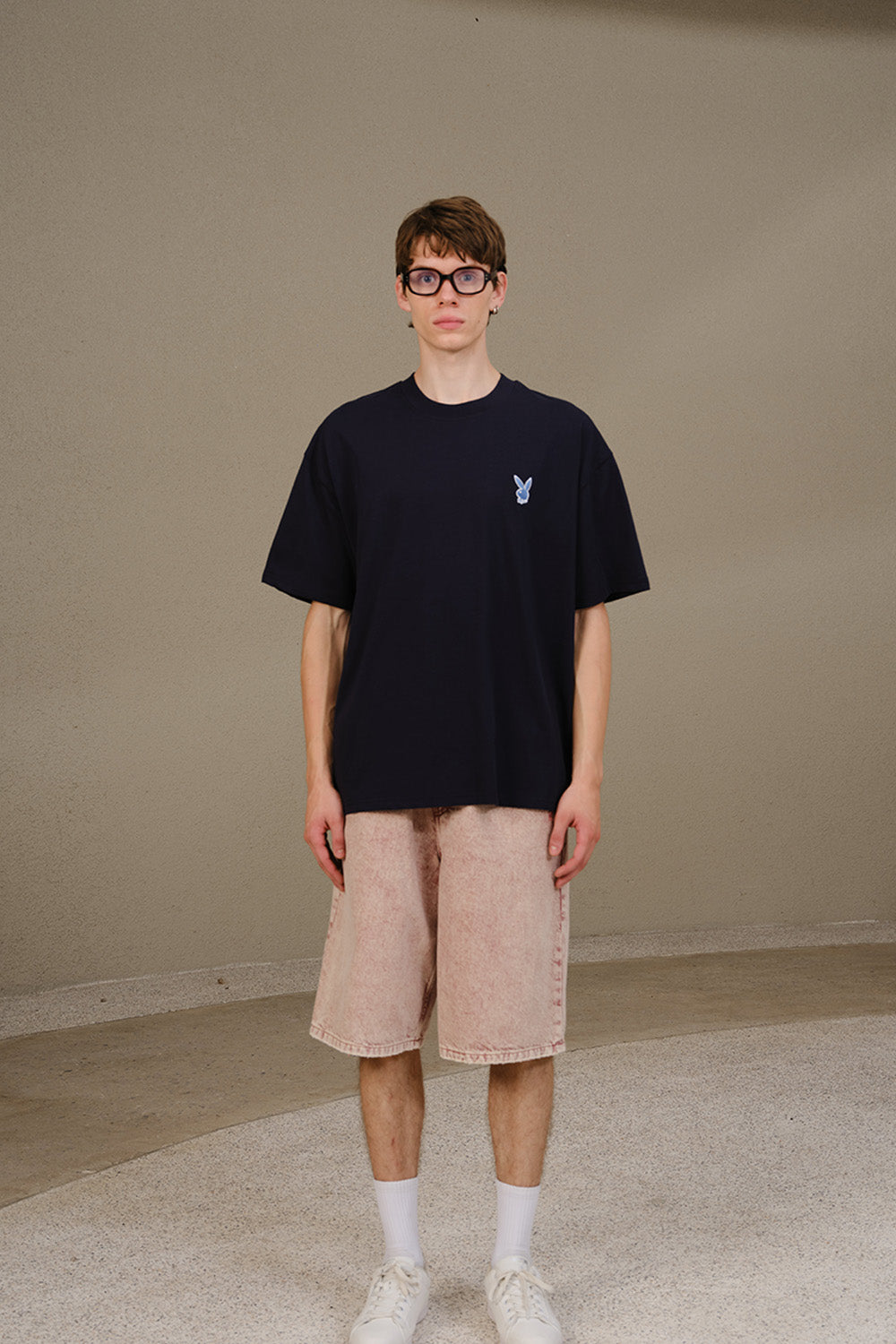 Playboy Core Black Oversized T-shirt - BonkersCorner