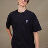 Playboy Core Black Oversized T-shirt - BonkersCorner