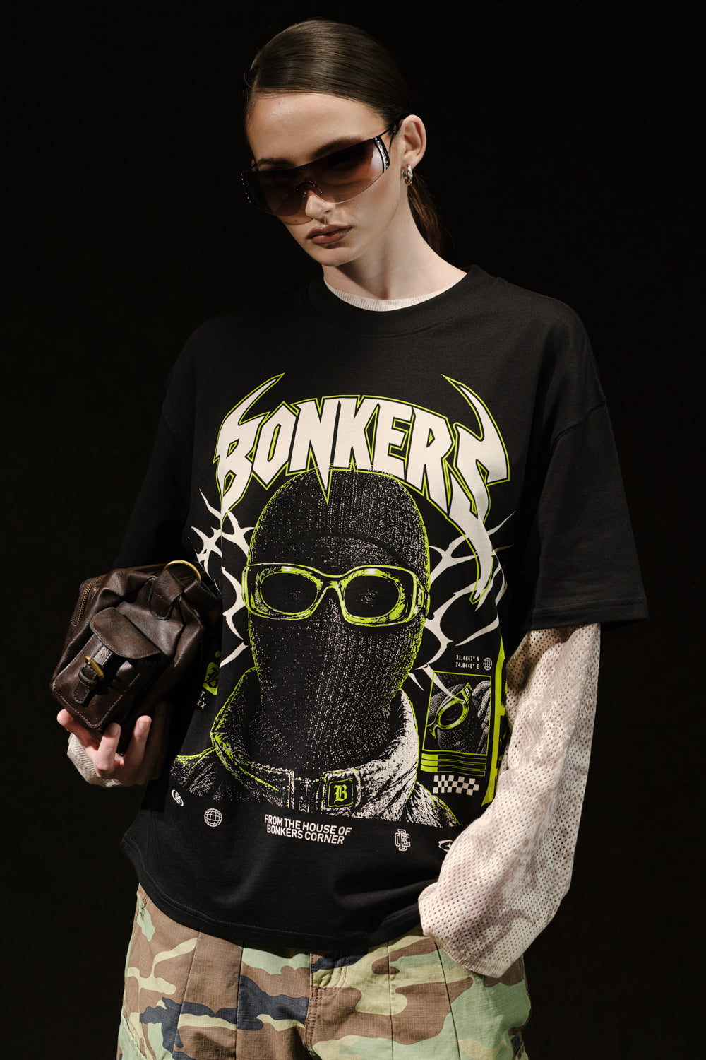 Hustle Alpha Size Oversized T-shirt