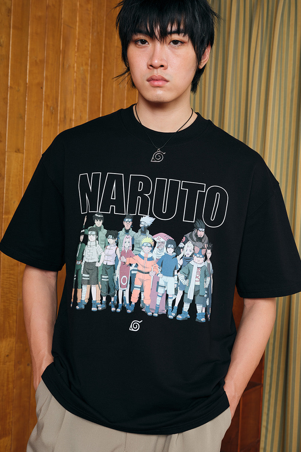 Hidden Village Unity Black Oversized T-shirt