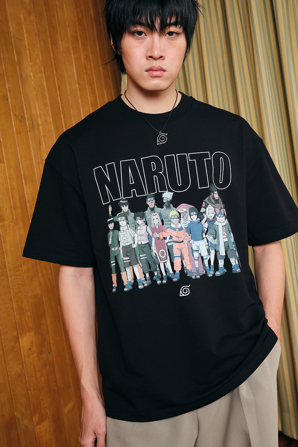 Hidden Village Unity Black Oversized T-shirt