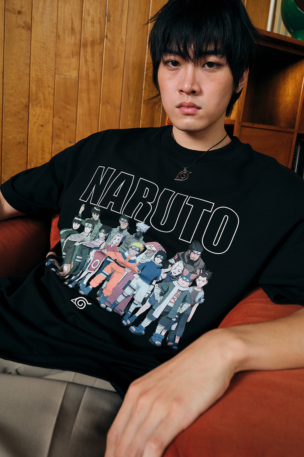 Hidden Village Unity Black Oversized T-shirt