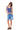 Blue Soft Fade Ribbed Tank