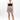 B&W Small Stripes Lace Shorts - BonkersCorner