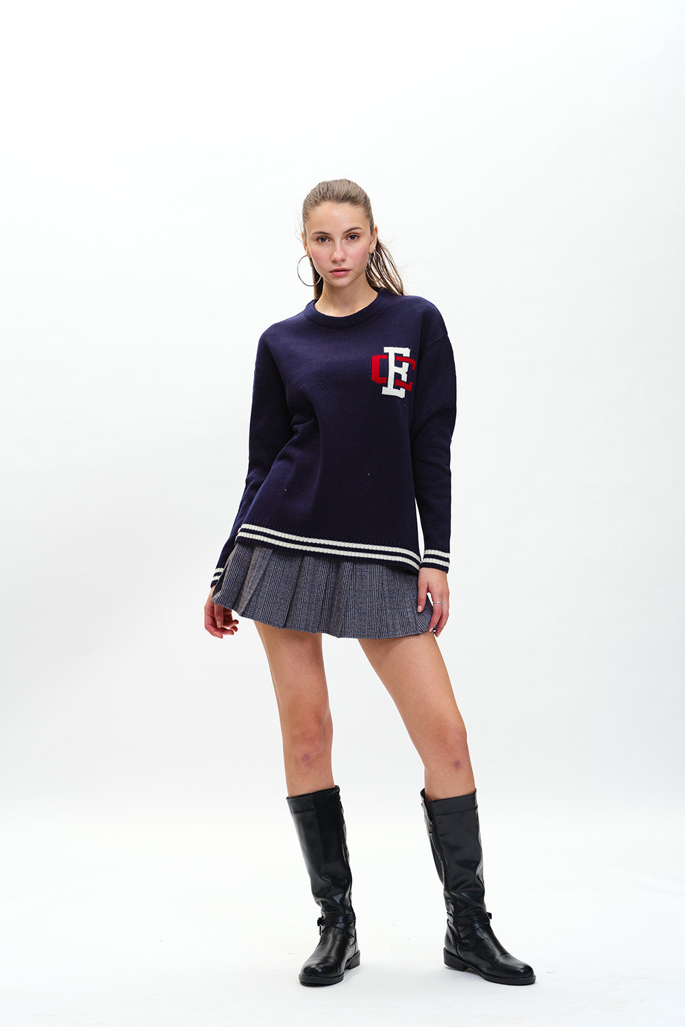 Bonkers Corner Varsity Crewneck Sweatshirt - BonkersCorner