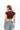 Brown Ribbed Heavyweight Baby Tee - BonkersCorner