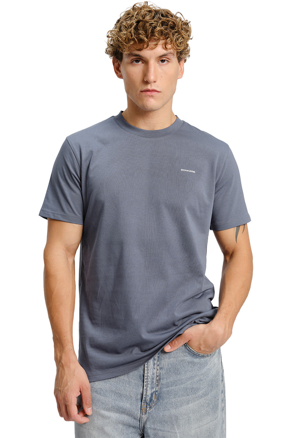 Glacier Grey Supima Regular Fit T-shirt