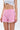 Pink Checkered Lace Trimmed Boxer Shorts - BonkersCorner