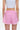 Pink Checkered Lace Trimmed Boxer Shorts - BonkersCorner