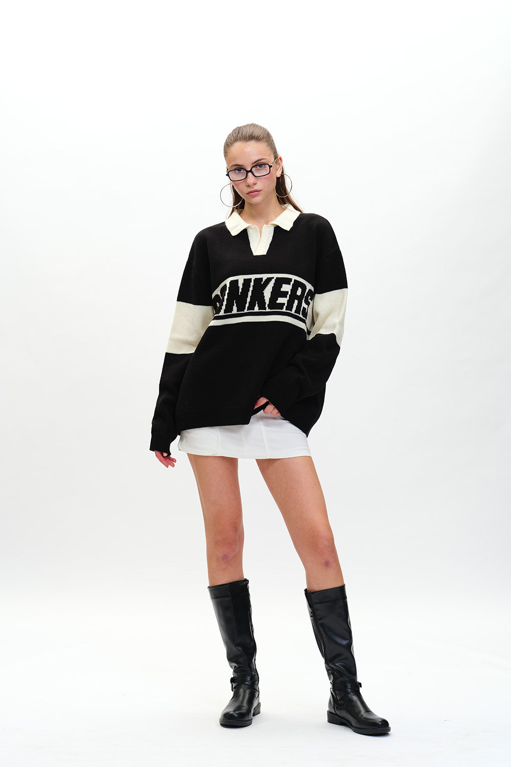 Signature Full Sleeves Knitted Polo - BonkersCorner