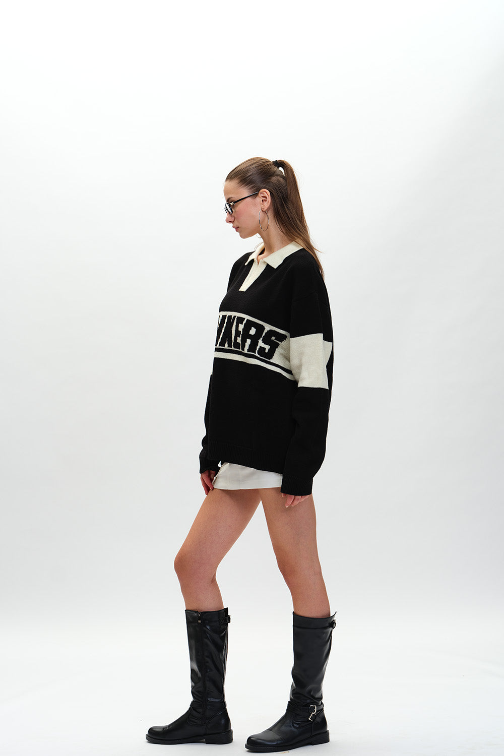 Signature Full Sleeves Knitted Polo - BonkersCorner