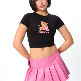 Cancer Cosmic Long Length Baby Tee - BonkersCorner