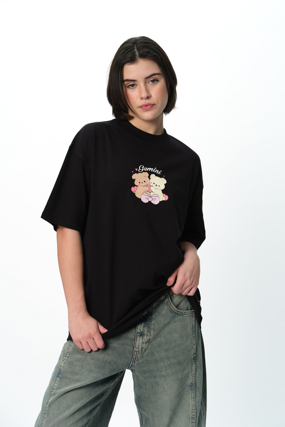 Gemini Groove Oversized T-Shirt - BonkersCorner