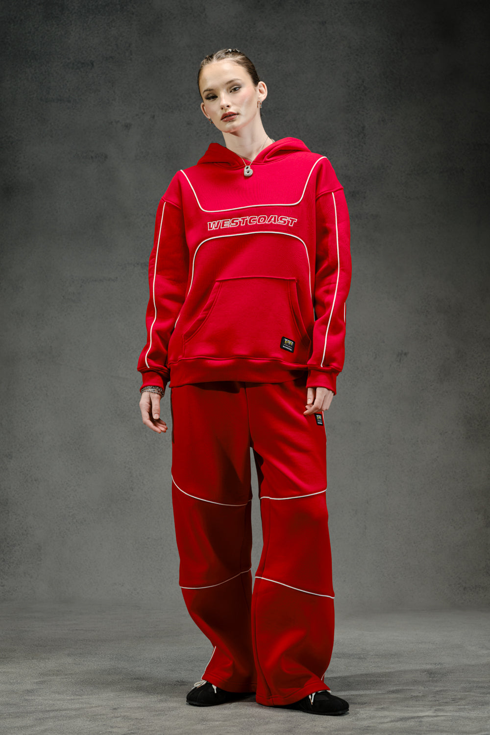 Hustle The Showdown Red Hoodie