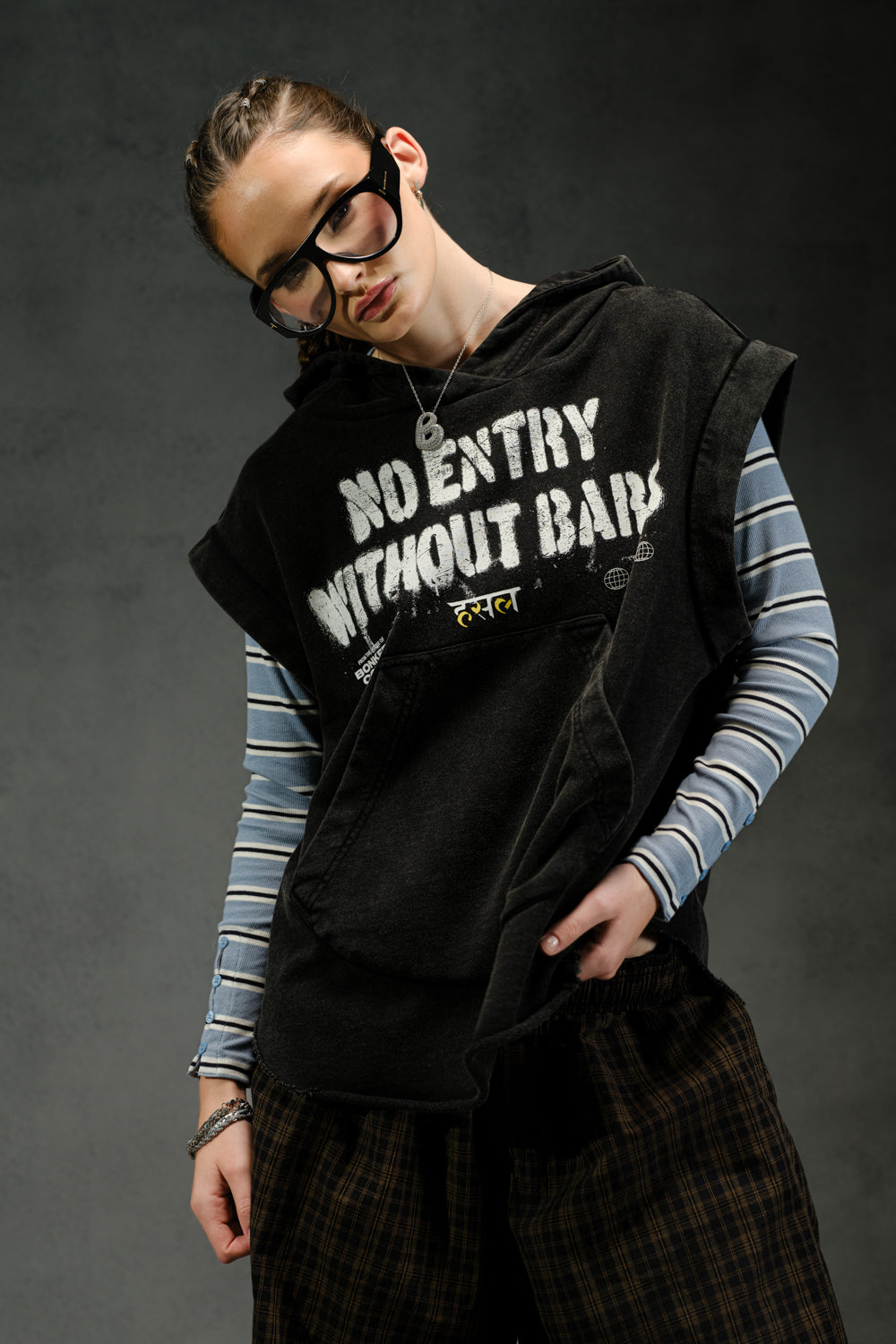Hustle Born To Compete Sleeveless Hoodie