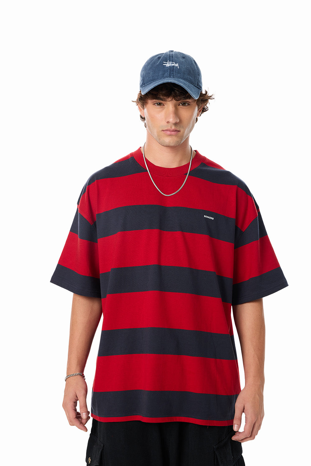Redline Stripe Oversized T-shirt