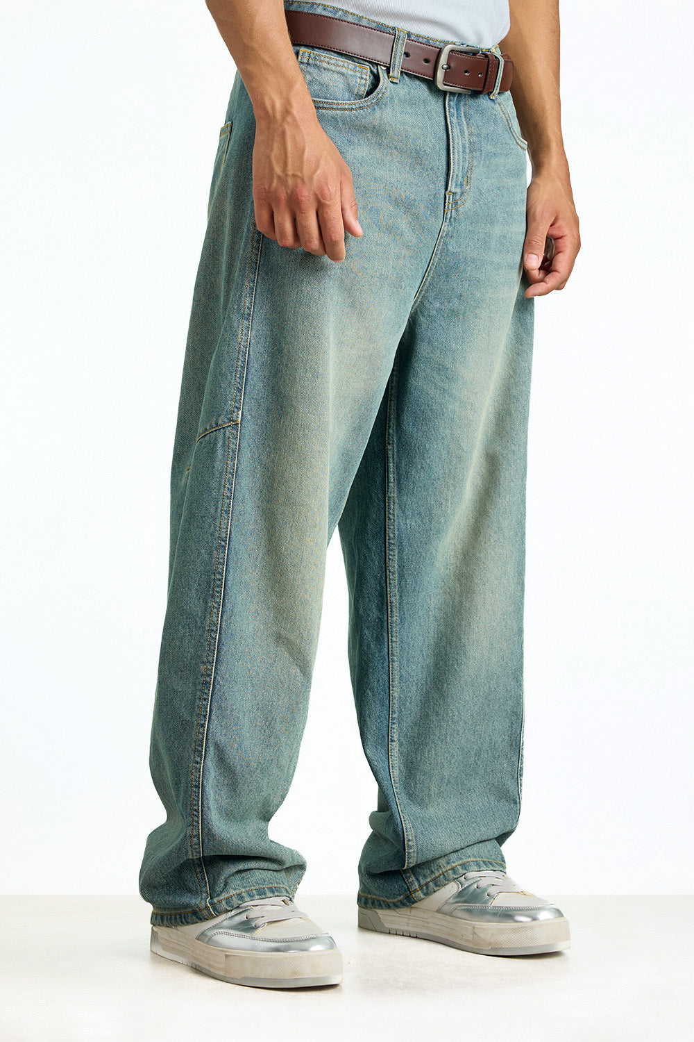 Blue Haze Wide Leg Jeans - BonkersCorner