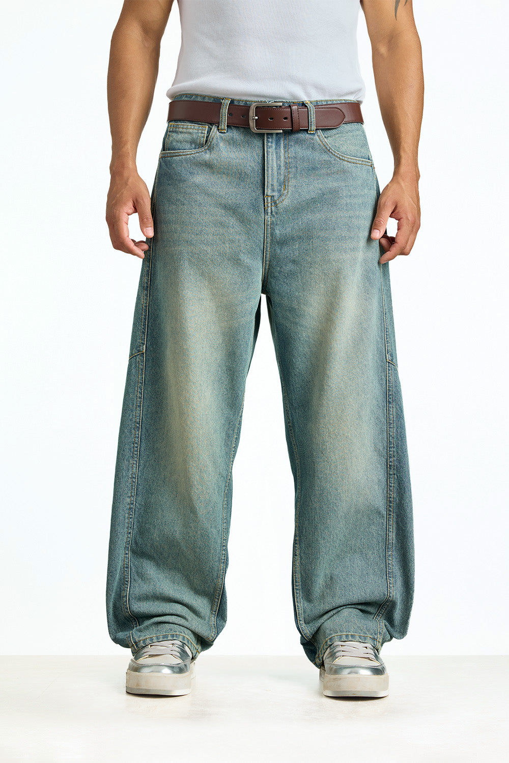 Blue Haze Wide Leg Jeans - BonkersCorner