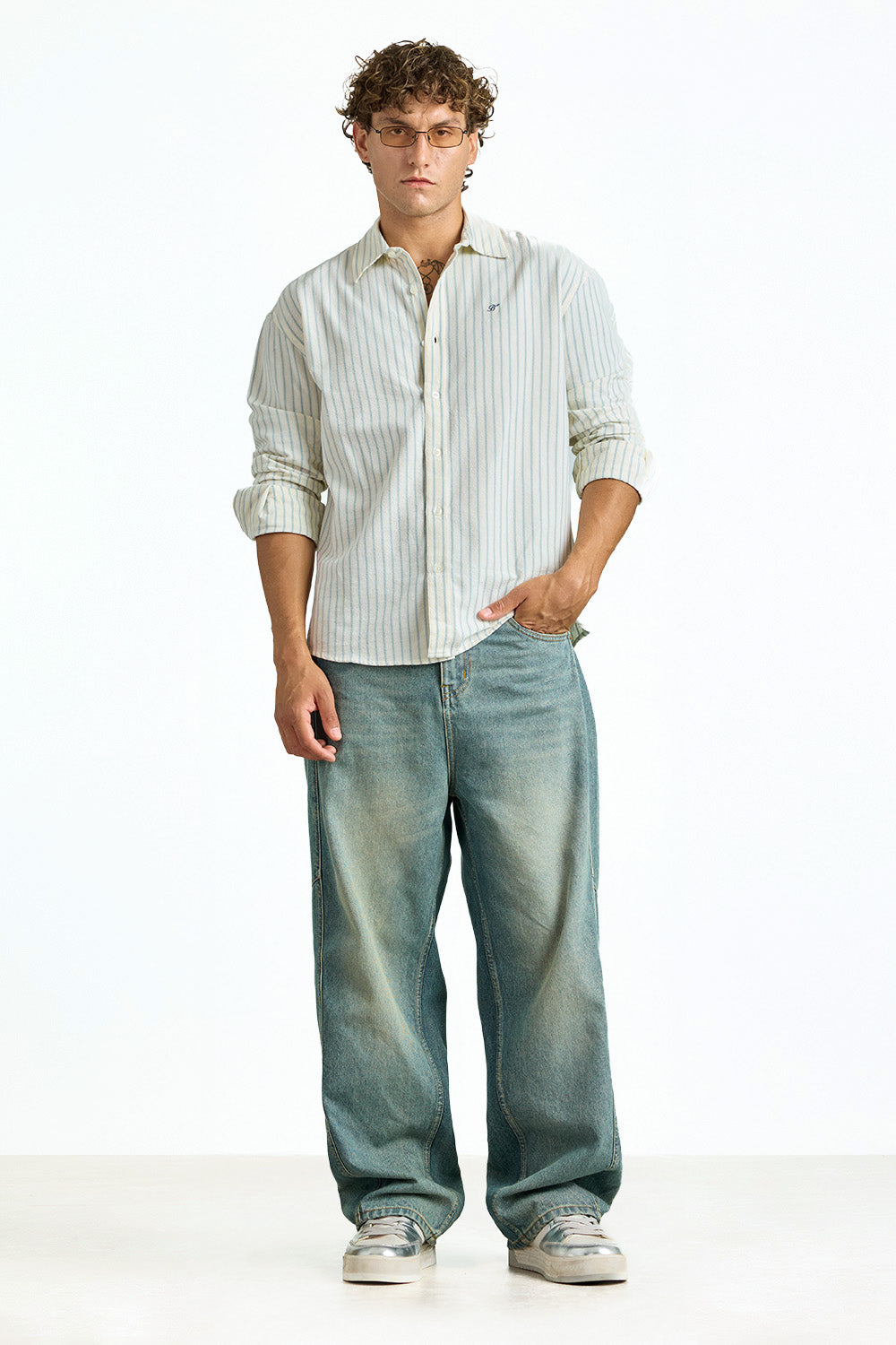 Blue Haze Wide Leg Jeans - BonkersCorner