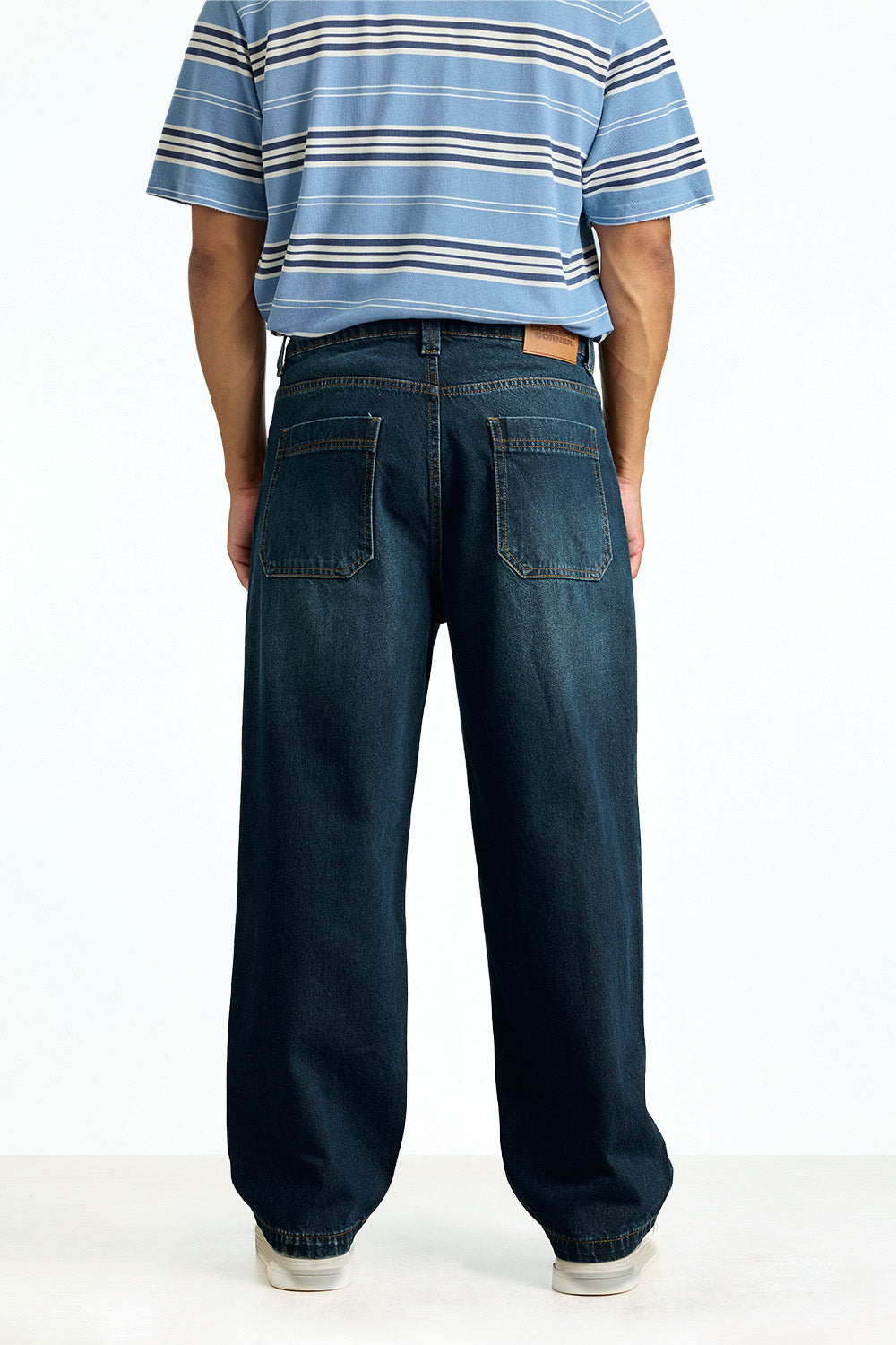 Blue Ease Relaxed Fit Jeans - BonkersCorner