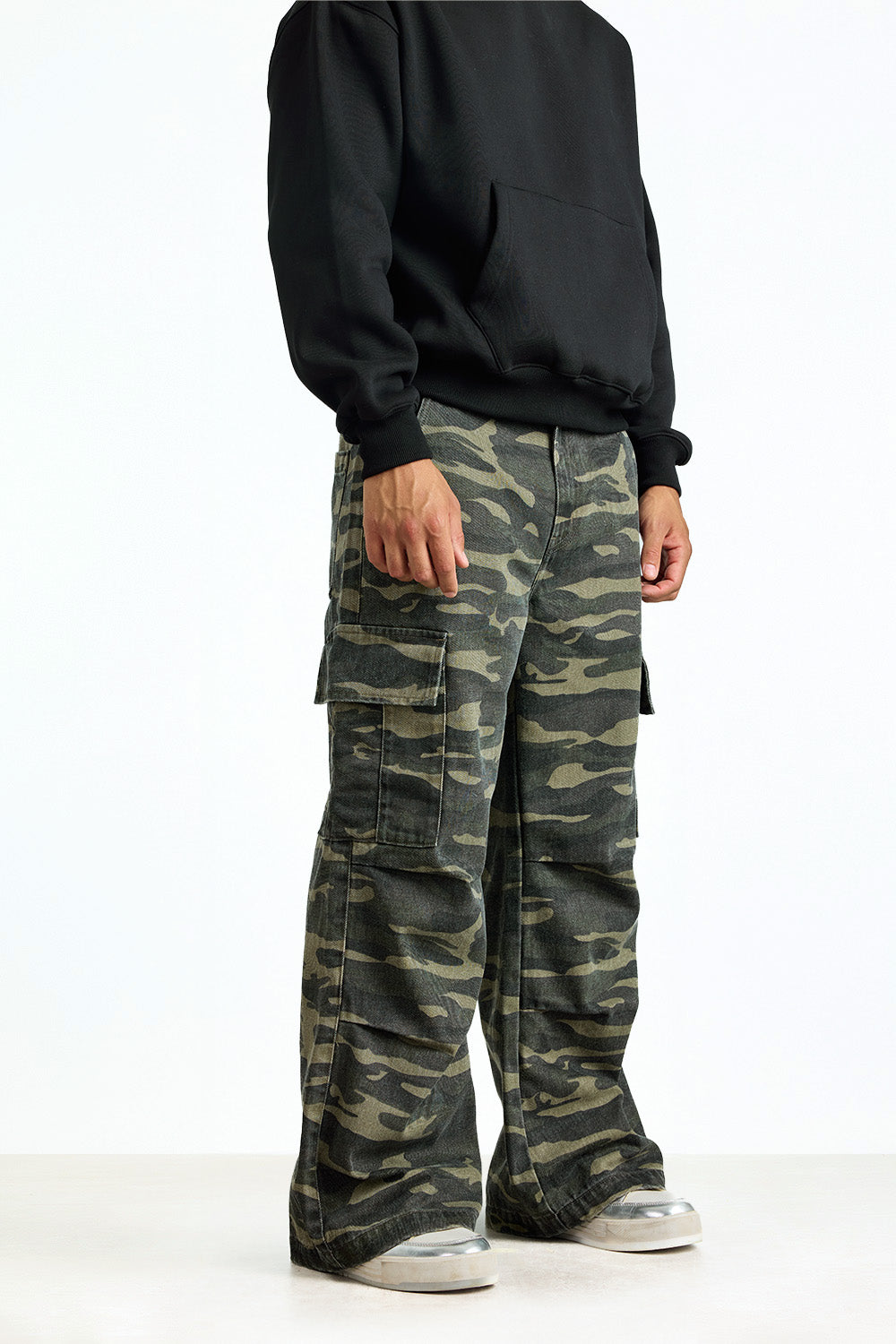 Hunter Mode Wide Leg Camo Cargo - BonkersCorner