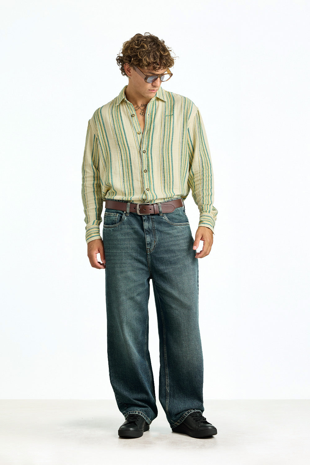 Essential Blue Fade Straight Fit Jeans - BonkersCorner