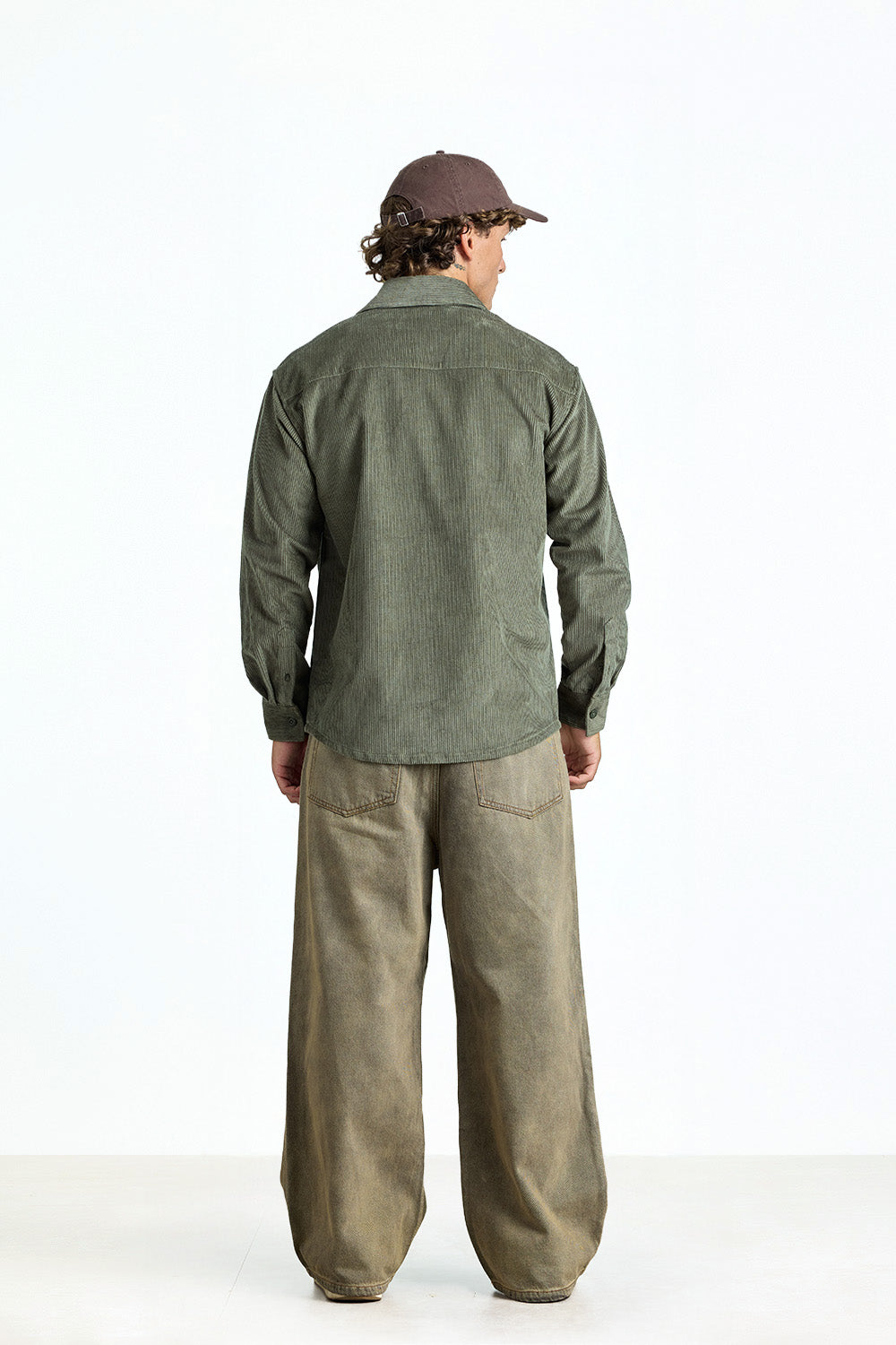 Everyday Green Corduroy Shirt - BonkersCorner
