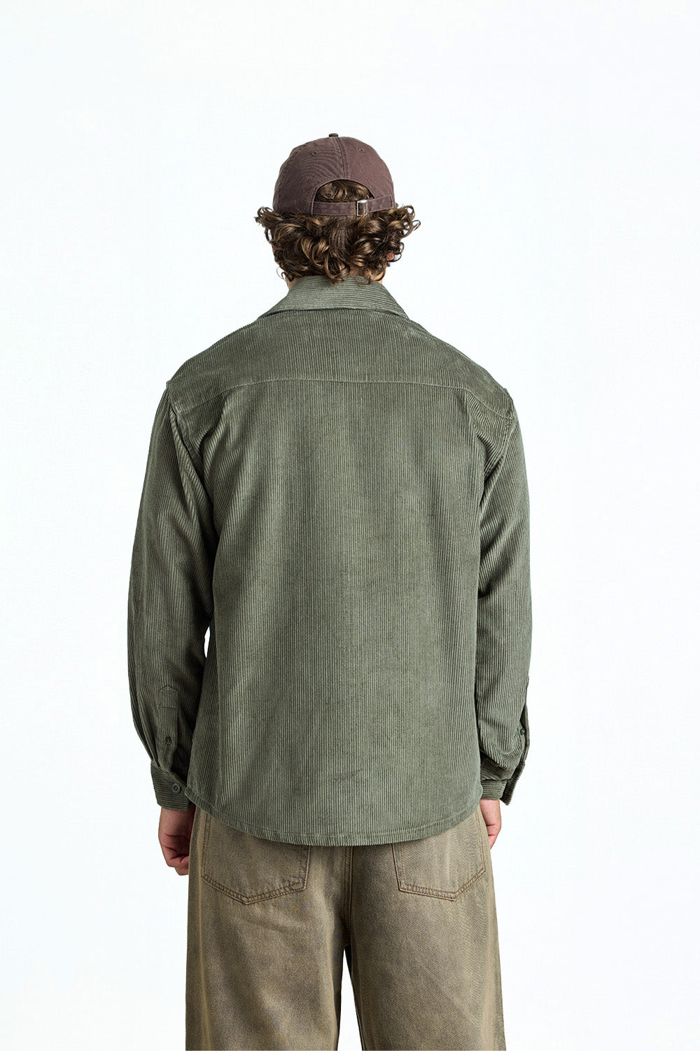 Everyday Green Corduroy Shirt - BonkersCorner