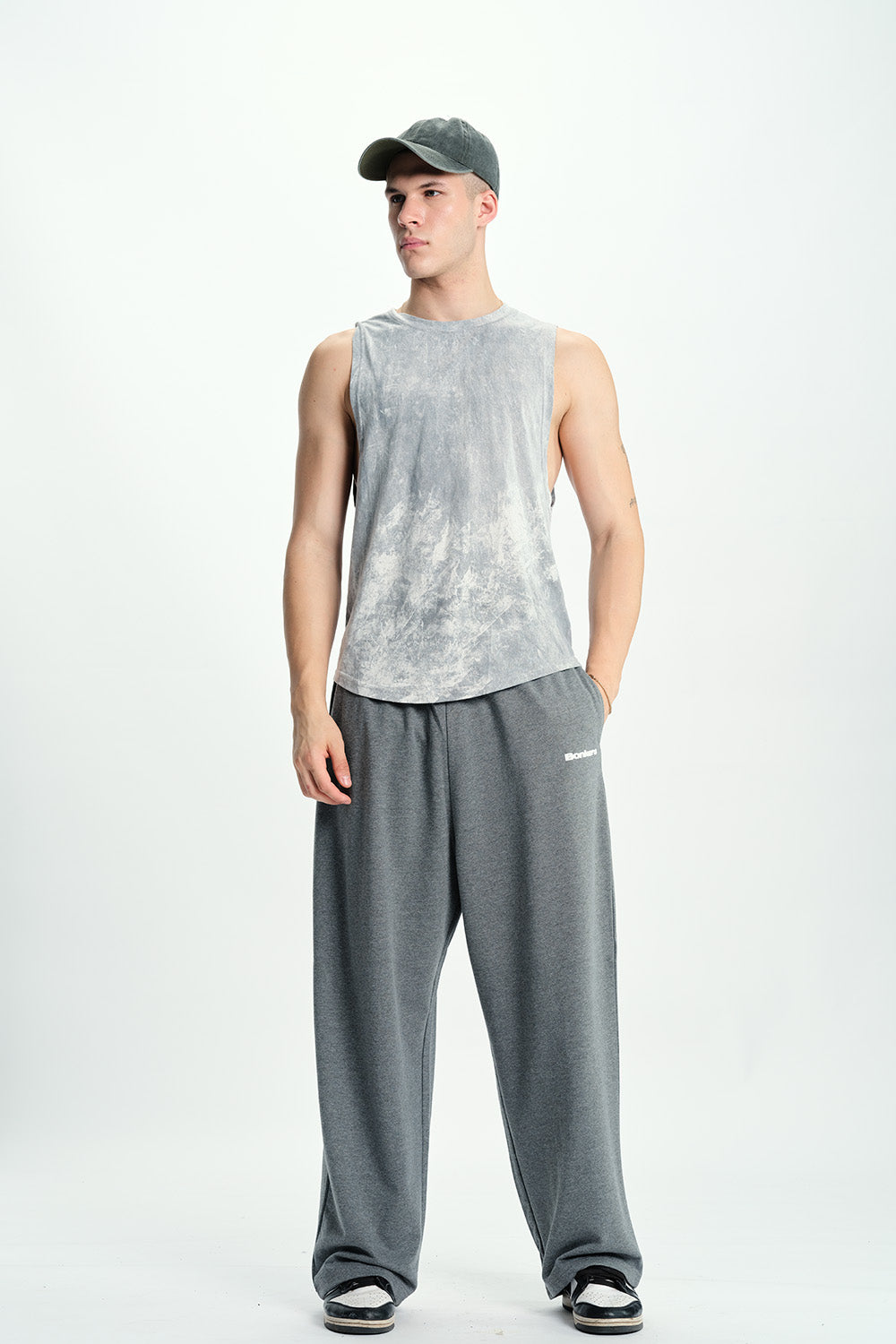 Melange Mode Loose Fit Joggers - BonkersCorner