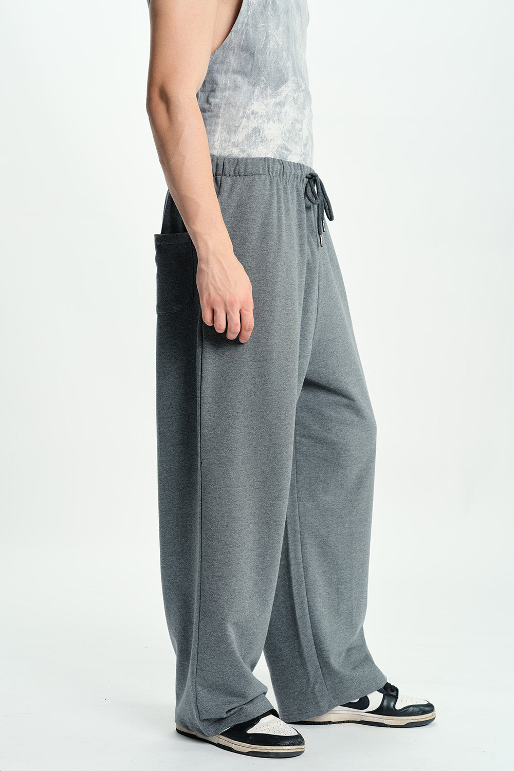 Melange Mode Loose Fit Joggers - BonkersCorner