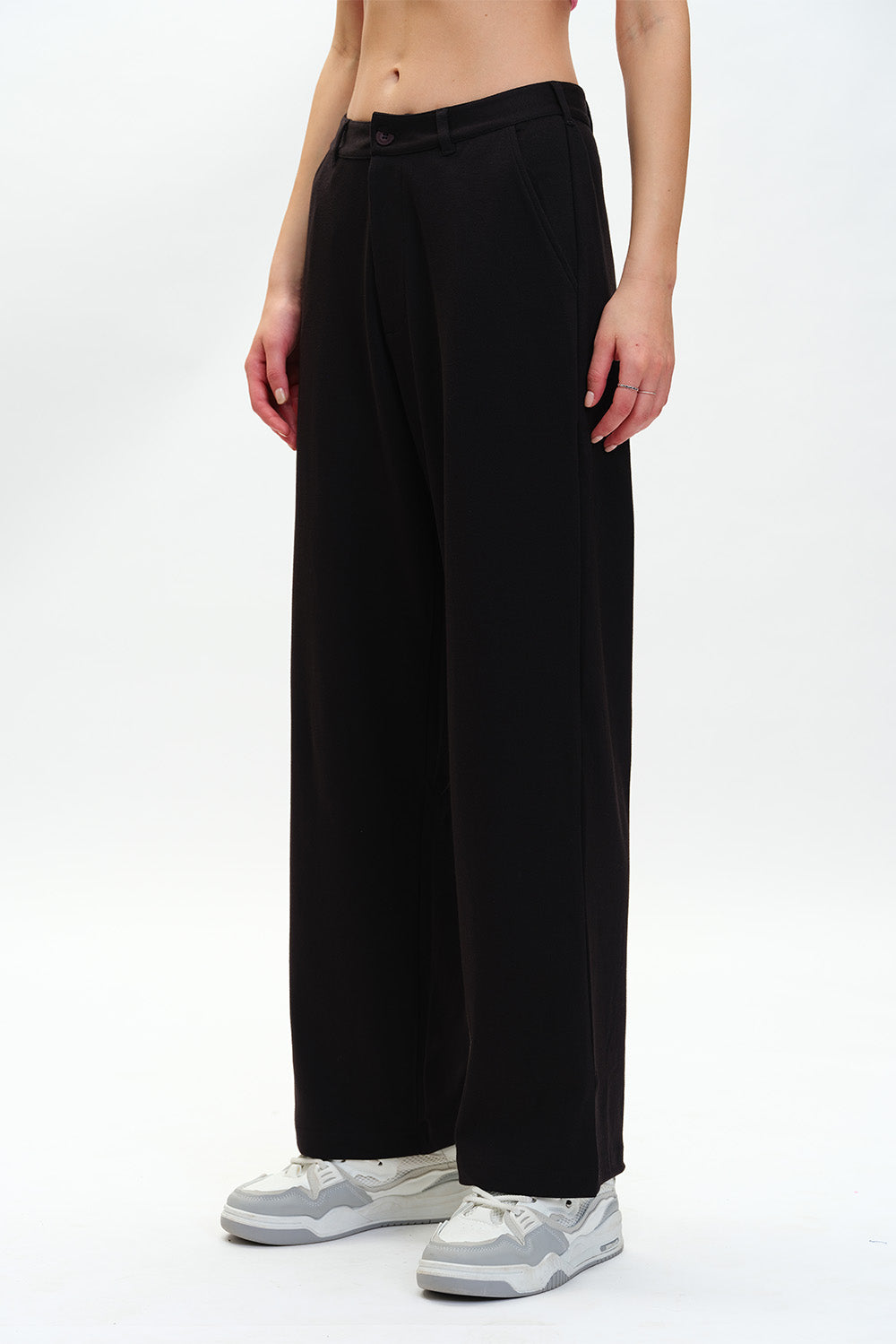 Black Loose Fit Trousers