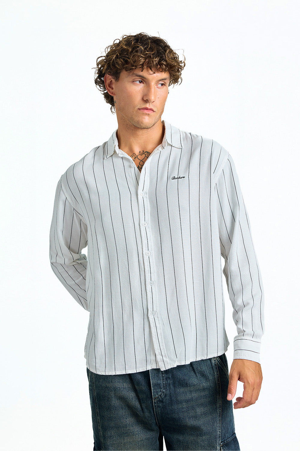 Gridline Casual Shirt - BonkersCorner