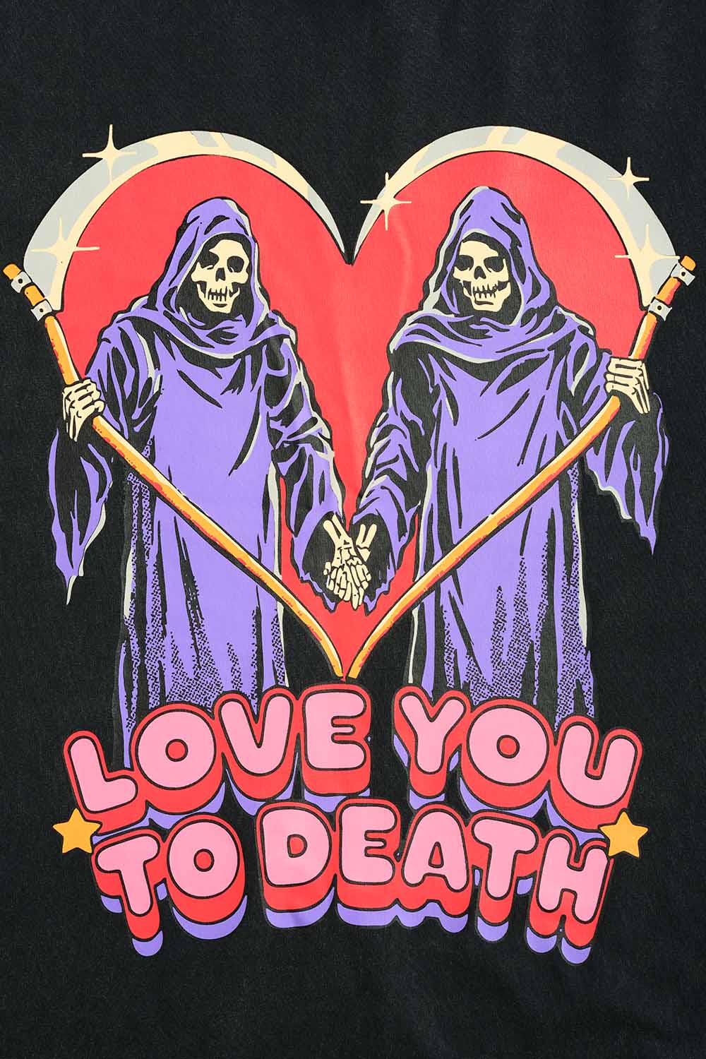 Love You To Death Oversized T-Shirt - BonkersCorner