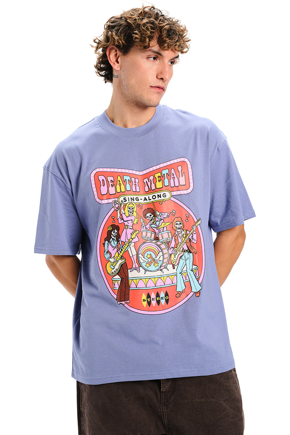 Death Metal Oversized T-shirt - BonkersCorner