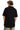 Black Knit Double Textured Polo T-shirt - BonkersCorner