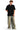Black Knit Double Textured Polo T-shirt - BonkersCorner