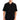 Black Knit Double Textured Polo T-shirt - BonkersCorner