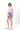 Very Peri Solid A-Line Slit Skirt - BonkersCorner